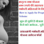 PMMVY Garvbahti Mahila Yojna