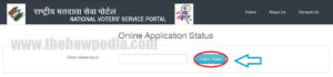 MP Voter Id Card Track Status