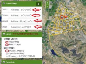 Bhunaksha Telangana Cadastral Map Land Records
