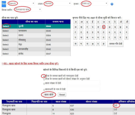 Land Record Jharkhand