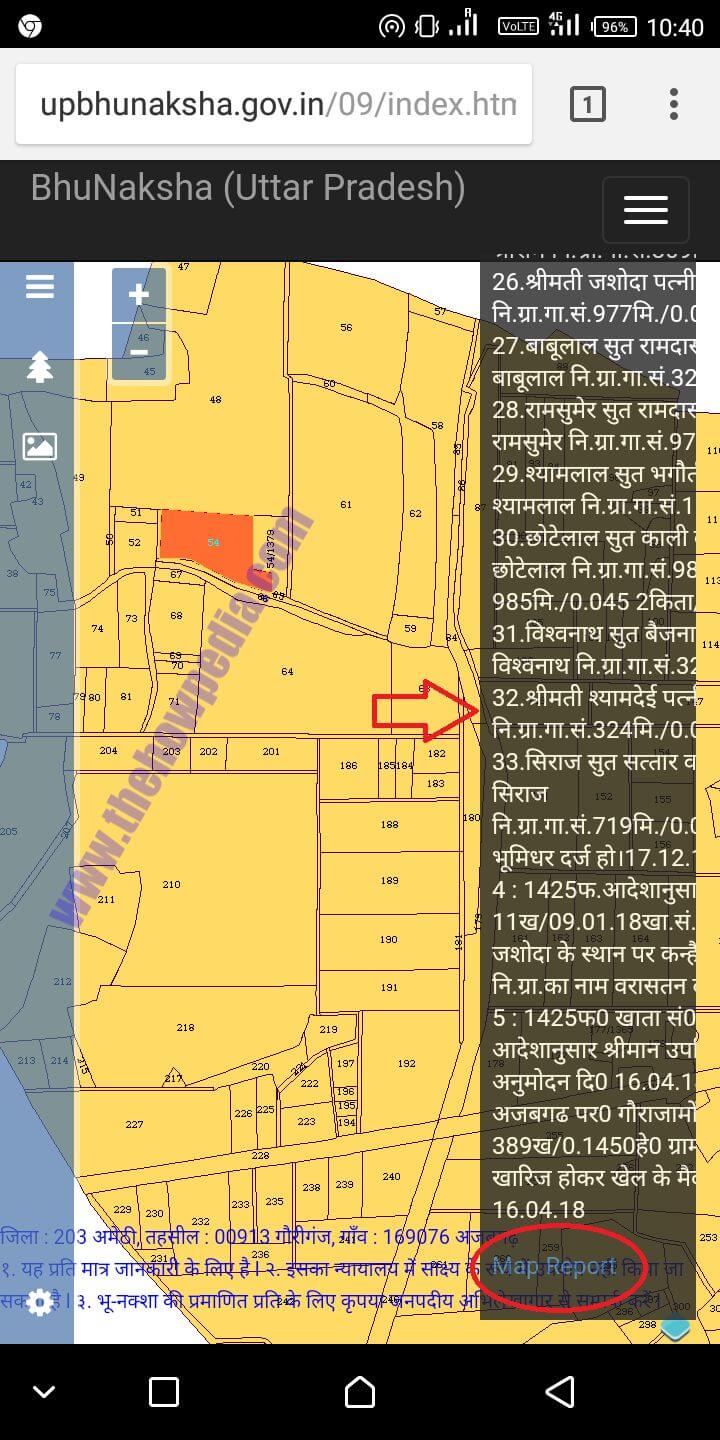 up bhu naksha map 