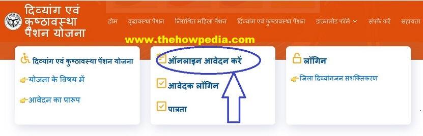 up viklang pension yojana form