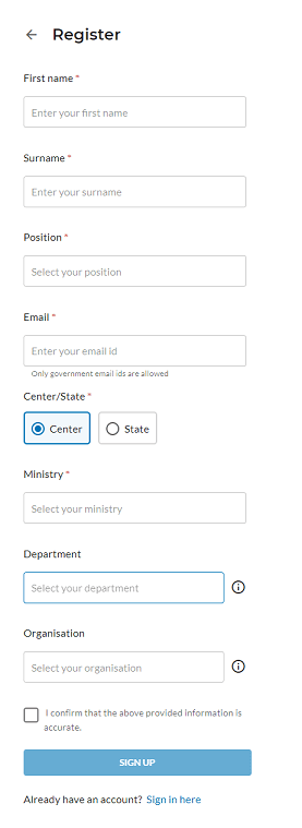 igot karmayogi registration igotkarmayogi.gov.in