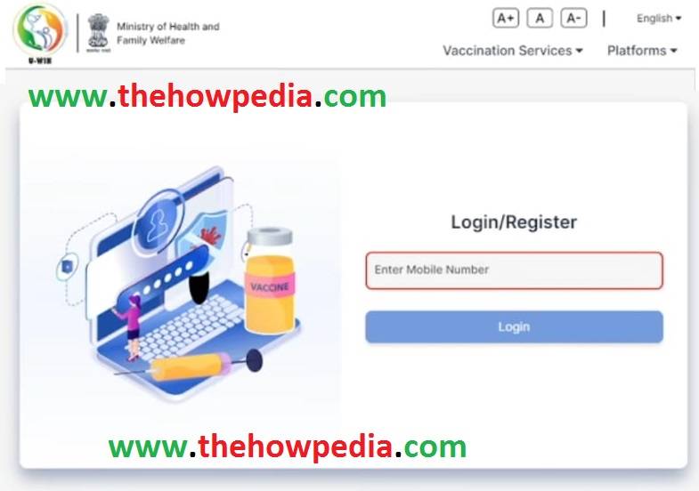 UWIN Online Registration Form UWIN Self Registration uwinselfregistration mohfw.gov.in uwin self registration mohfw.gov.in uwin slot booking uwin vaccination slot book