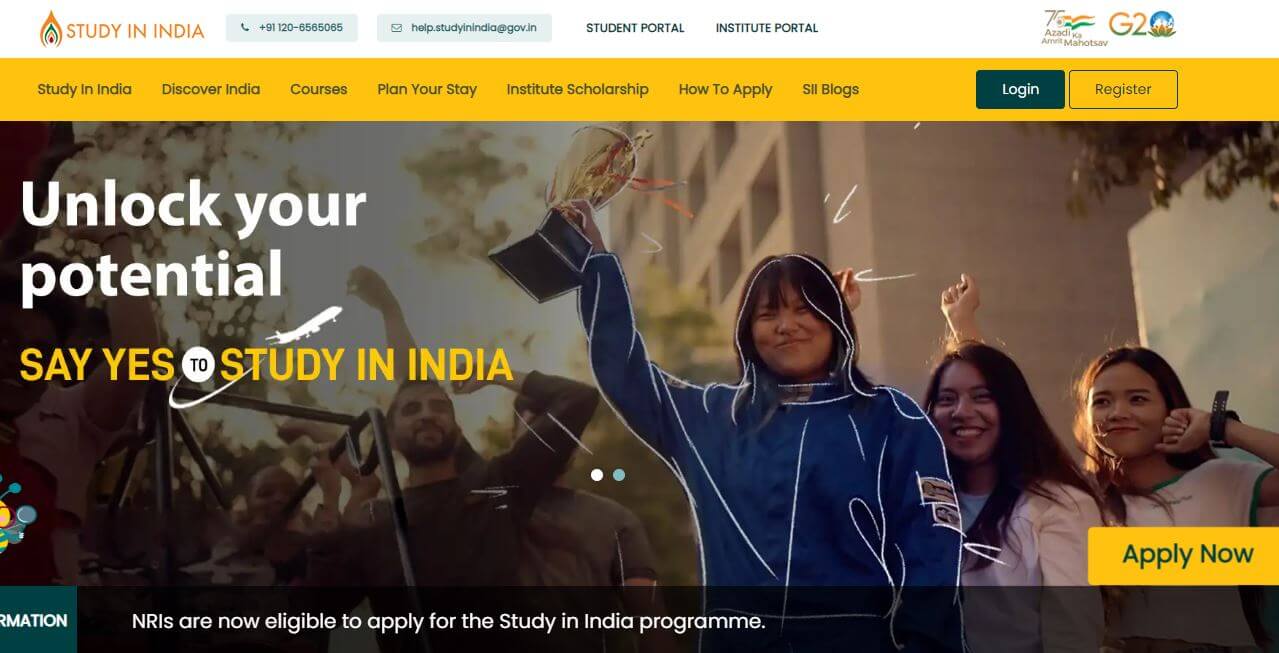 Study in India Portal studyinindia gov in