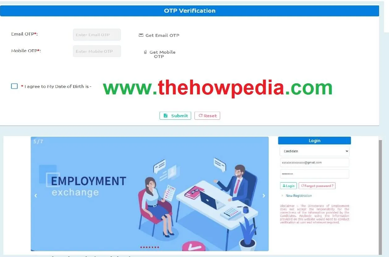 Delhi Employment Exchange Online Registration Delhi Employment Exchange Login