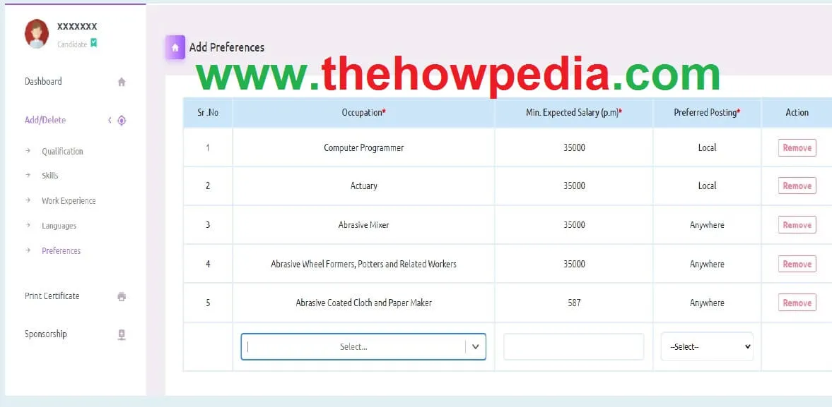 Delhi Employment Exchange Registration Form Online