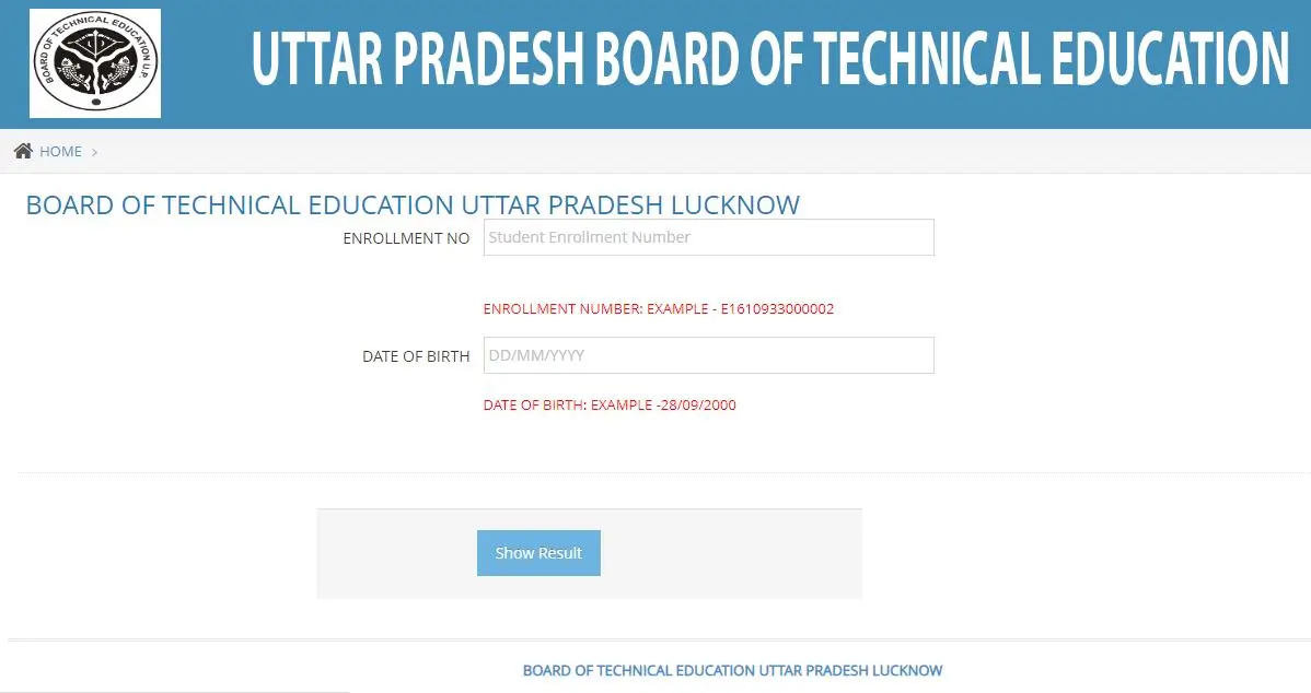 BTEUP Result Odd Even Semester 2025 BTEUP old Result